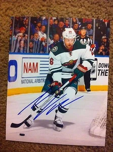 Thomas Vanek Autographed 8x10 Photo Minnesota Wild Islanders Sabers Austria - Picture 1 of 2