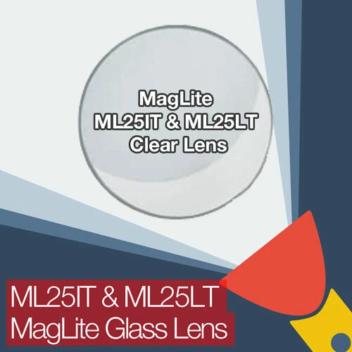 MagLite Replacement Clear Glass Lens for ML25IT and ML25LT MagLite Flashlights - Image 1 of 1