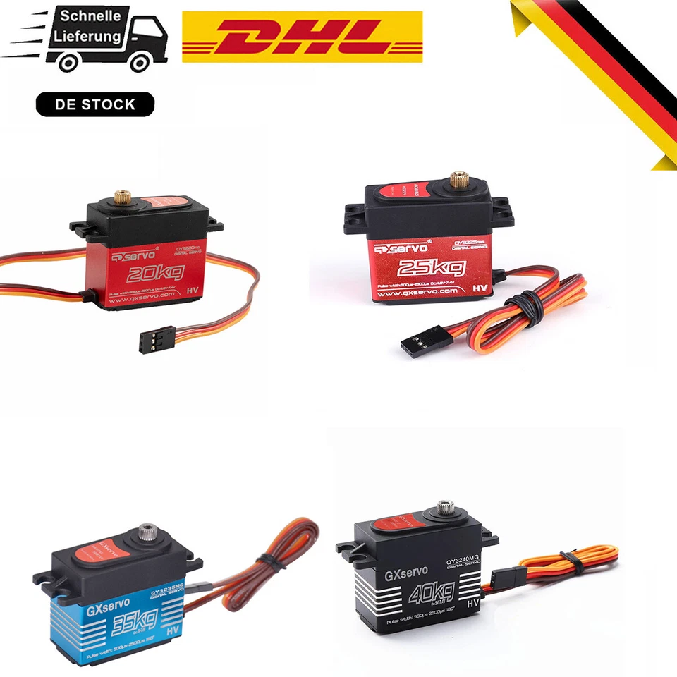 20-40KG RC Autoo Digital Servo Motor Wasserdicht Metal Gear High Torque Servos - Bild 1 von 1