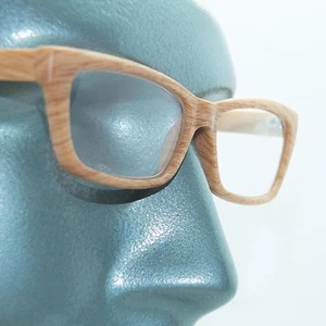 Eco Reading Glasses Pine Wood Effect Contemporary Low Rise Profile +2.00 Lens - Picture 1 of 4
