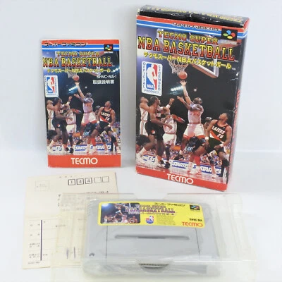 TECMO SUPER NBA BASKETBALL Super Famicom Nintendo 1851 sf - Image 1 of 4