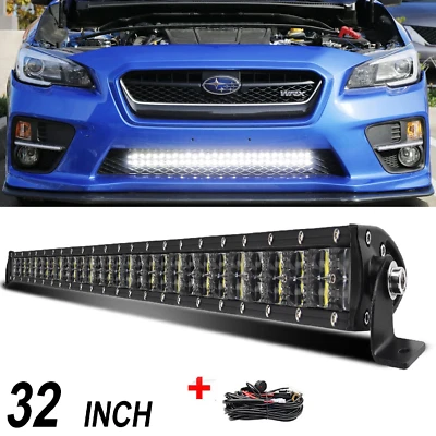 Parachoques oculto Fit 2015-2019 Subaru WRX STI 32"" 800W barra de luz LED punto inundación Foto 1 de 4