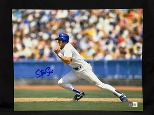 STEVE SAX LOS ANGELES DODGERS SIGNED AUTOGRAPH 11X14 PHOTO BAS BECKETT COA (E) - Picture 1 of 4