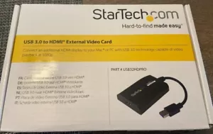 StarTech USB32HDPRO USB 3.0 auf HDMI externe Grafikkarte Adapter - Bild 1 von 4
