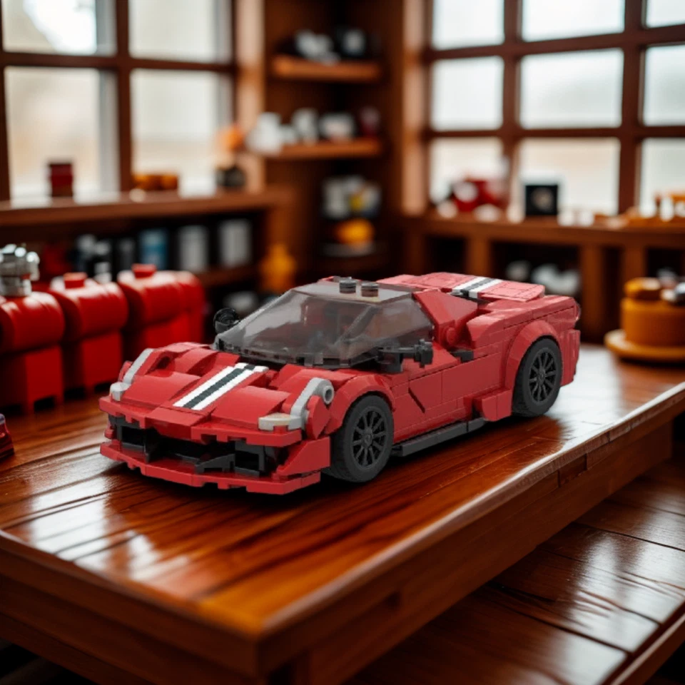 MOC Lego voiture (car) - Ferrari 488 - Photo 1/3
