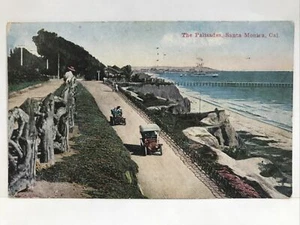 1918 THE PALISADES SANTA MONICA CALIFORNIA Early Vintage Automobile Postcard - Bild 1 von 2