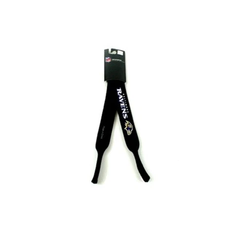 Baltimore Ravens NFL Black Neoprene Strap For Sunglasses/Eye Glasses Cover