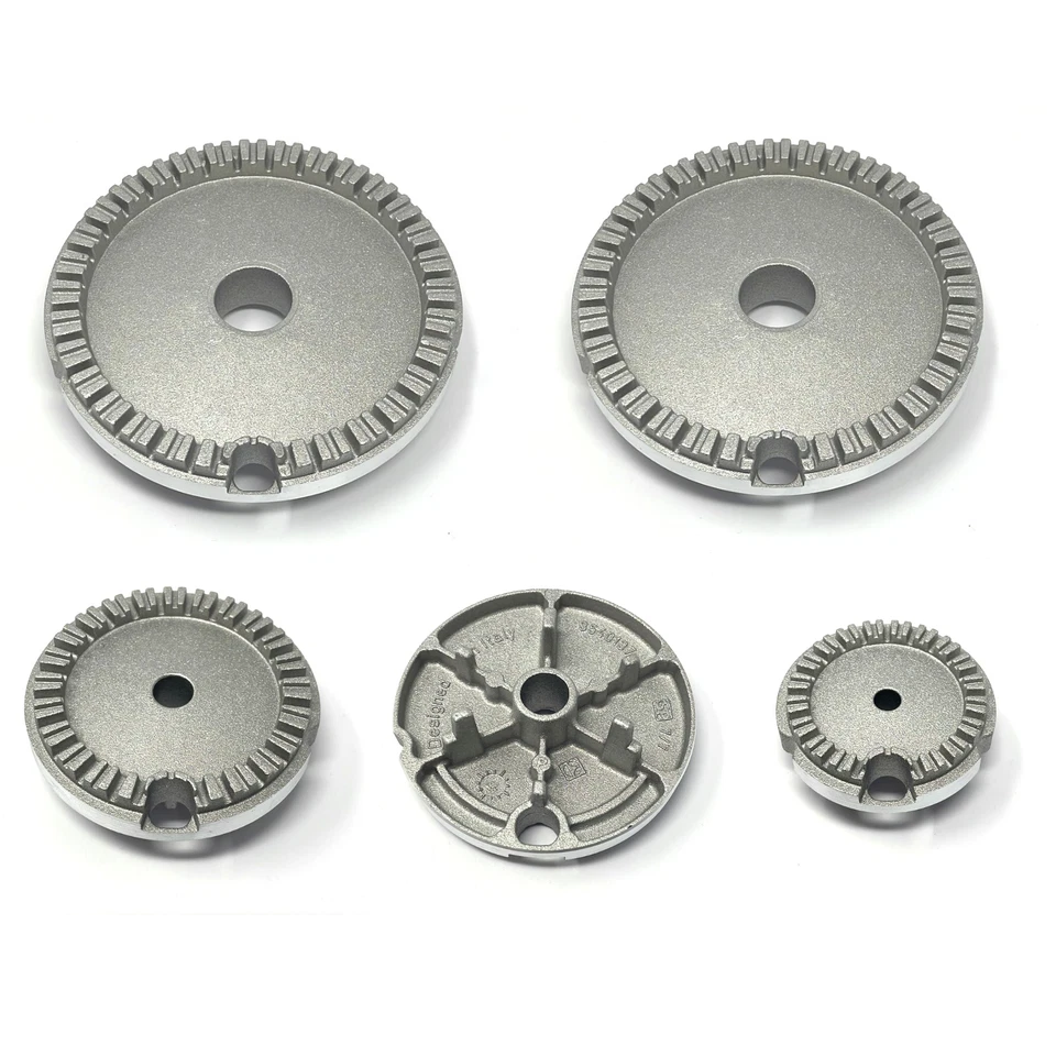 REX ELECTROLUX AEG ZANUSSI BRUCIATORI CUCINA PIANO COTTURA 5 FUOCHI