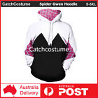 Spider Gwen Spiderman Hoodie Sweatshirt Pullover Cosplay Costume Jacket Coat