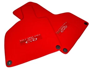 Red Floor Mats For Lamborghini Huracan EVO 2014-2023 LHD - Picture 1 of 7
