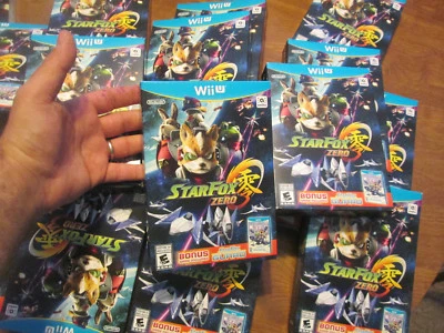 STAR FOX ZERO NINTENDO WII U JUEGO DE BONIFICACIÓN STARFOX GUARD AUTÉNTICO NUEVO SELLADO Foto 1 de 4
