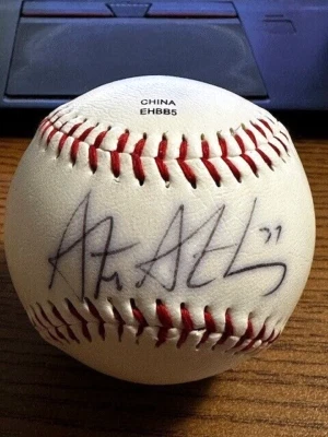 STEPHEN STRASBURG 2 SIGNED AUTOGRAPHED OL BASEBALL!   Nationals! - Image 1 of 2
