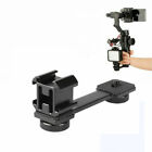 Triple Cold Shoe Mount Plate Mic LED Light Extension Adapter fod DJI OSMO Mobile
