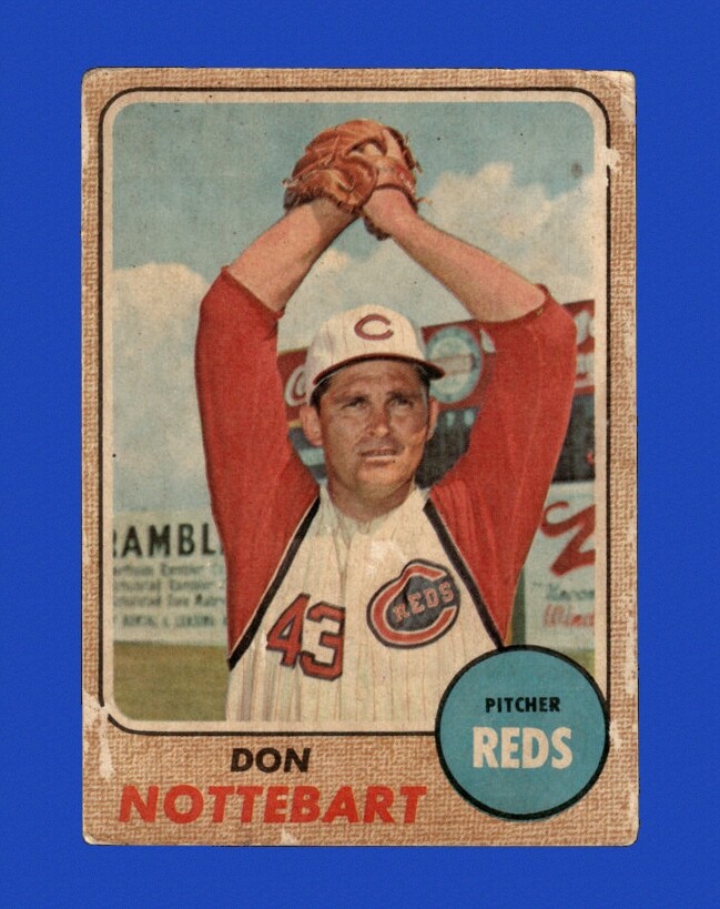 1968 Topps Venezuelan Set-Break #171 Don Nottebart LOW GRADE (filler) *GMCARDS*