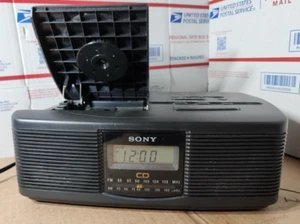 Sony CD Player Radiowecker ICF-CD810 AM/FM Stereo Dual Alarm getestet & funktioniert - Bild 1 von 8