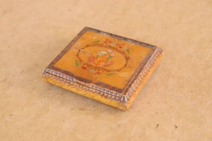Retro Cigarette Holder Antique Vintage Wood Box Pocket Tobbaco Case 1961 Signed - Picture 1 of 11