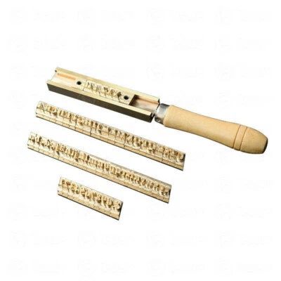 TOAUTO Stampo in ottone lettere flessibili numeri simboli per timbratrice hot foil