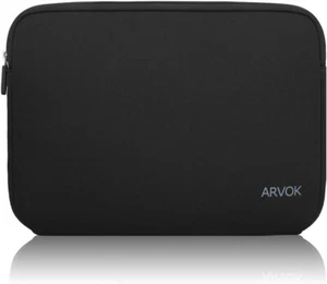Arvok Étui Housse Universelle pour Ordinateur Portable 15,6 Pouces Noir Léger Résistant à l'Eau - Photo 1/7