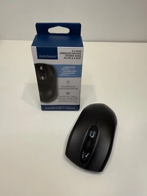 INSIGNIA 1200DPI 3-BUTTON ENCRYPTED 2.4GHZ WIRELESS MOUSE - NS-PM2K3B23-C - Image 1 of 4