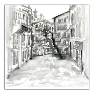 Creative Products European Streetscape 20 x 30 Canvas Wall Art - Picture 1 of 5