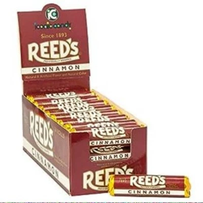 Reed’s CINNAMON  Candy Rolls are back! Box of 24 "Olde Time Candy" - Image 1 of 2