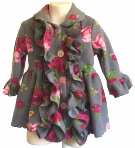 Mack & Co Boutique 18 Months Toddler Girls Fleece Jacket Multicolor - Picture 1 of 7