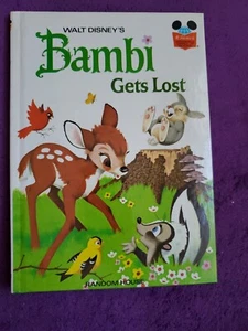 Walt Disney's BAMBI GETS LOST (HC, BCE, 1972, Wonderful World of Reading) - Picture 1 of 13