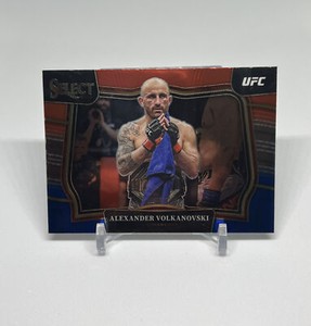 2023 Panini Select UFC Alexander Volkanovski Octagonside Red And Blue