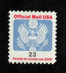 Scott O148 23¢ Rojo, Azul y Negro Correo Oficial MNH Envío Gratuito a EE. UU. - Imagen 1 de 1