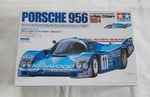 Tamiya Sports Car Series Porsche 956 Car #11 Kenwood 1984 LeMans 1:24 Model Kit - Picture 1 of 9