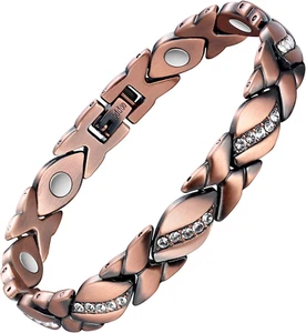 Pulseras de cobre puro para mujer,Pulseras ultra magnéticas - Picture 1 of 12