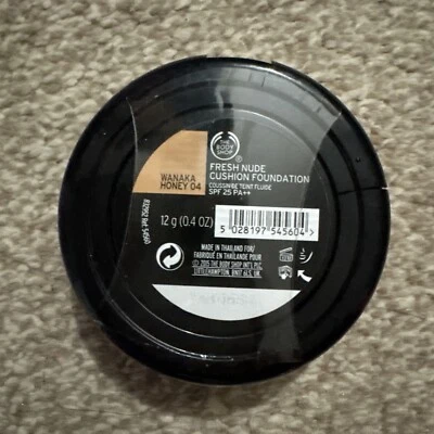The Body Shop Fresh Nude Cushion Foundation 04 WANAKA HONEY 12g BN Sealed RARE - Image 1 of 2