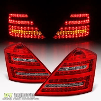2007 2008 2009 Mercedes Benz W221 S Class S450 S600 S550 LED Tail Lights Lamps - Image 1 of 4