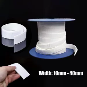 1M PTFE Sealing Strip Soft Foam Seal Strip Width 10mm-40mm High Temp Resistance - Picture 1 of 8