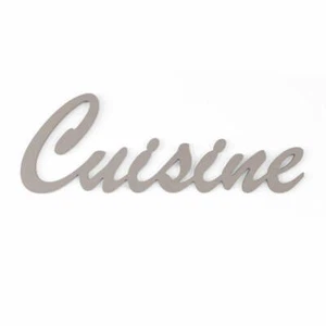 Scritta Cuisine Scritta per arredo cucina moderna Scritta dipinta a mano Declea - Picture 1 of 18
