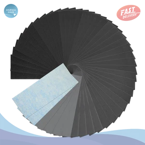 50 Pcs Sandpaper Sheets, 13 Grits 120–5000 Wet Dry Assortment for Wood & Metal - Picture 1 of 9