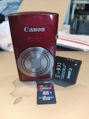 Câmera Digital SLR Canon PowerShot ELPH 180 20.0 MP - Vermelha (com Cartão SD) - Imagem 1 de 4