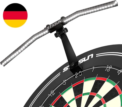 STASUN LED Dartboard Light, Faltbares Dartboard Beleuchtungssystem Für Das Gesam