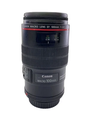 CANON lens EF100mm F2.8L macro IS USM Used - Image 1 of 4
