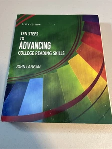 Ten Steps to Advancing College Reading Skills 6th Edition by John Langan Textboo - Picture 1 of 3