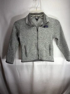 Patagonia Better Sweater Youth Extra Small 5-6 Gray Jacket Camping Full Zip  - Picture 1 of 5