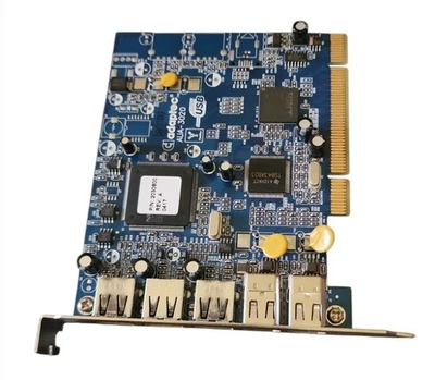 Adaptec DuoConnect AUA-3020 3 Port USB 2 Port Firewire Adapter Card - Image 1 of 3