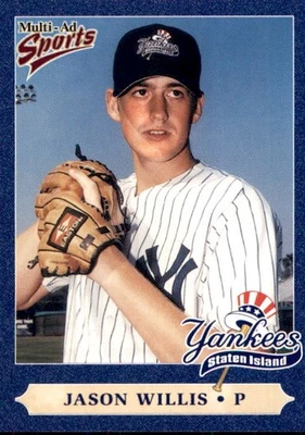 1999 Staten Island Yankees Multi-Ad #31 Jason Willis Philadelphia Mississippi MS - Image 1 of 2
