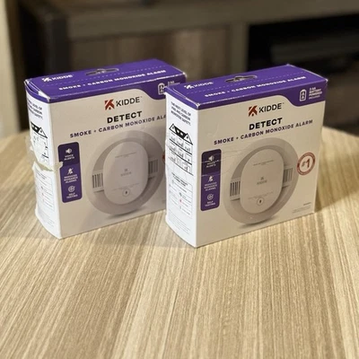 2024 Kidde 30CUDR‑V Combo Smoke & CO Alarm AA Battery Voice Alerts Pair Lot Of 2 - Image 1 of 4