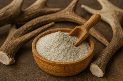Deer Antler Powder  – Natural Antlers for Dog Food, Crafts, Gardens,  Resin - Image 1 of 4