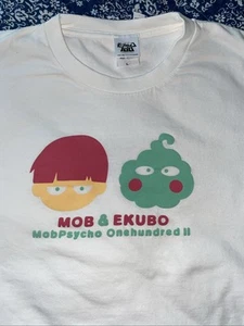 T-Shirt Mob Psycho 100 Mob Kageyama & Ekubo Grübchen weiß L schwer zu finden - Bild 1 von 7