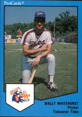 Wally Whitehurst 1989 ProCards Minor League T/S #1958 RC Tidewater Tides ** - Image 1 of 2