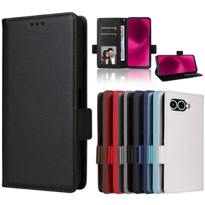 For T-Mobile Revvl 8, Luxury Wallet Flip Leather Stand Card Slots Case Cover - Picture 1 of 27