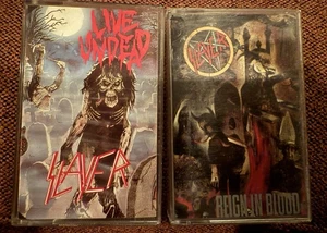Live Undead - Slayer Cassette 1987 Metal Blade Press - Picture 1 of 3
