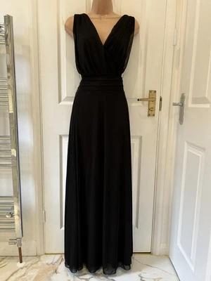 FABULOUS BLACK CHRISTMAS/CRUISE/BALL/EVENING MAXI DRESS by SCARLETT & JO size 22 - Image 1 of 4
